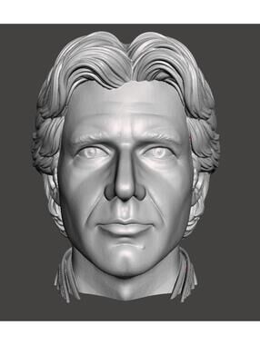 Harrison Ford Headphone Stand - Han Solo Headset Holder - Star Wars Gift Idea